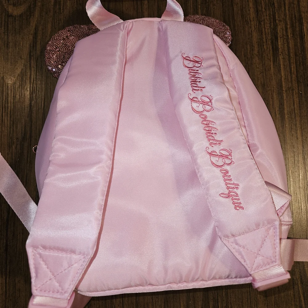 Disney Pink Sequin Backpack with Tiara Ears